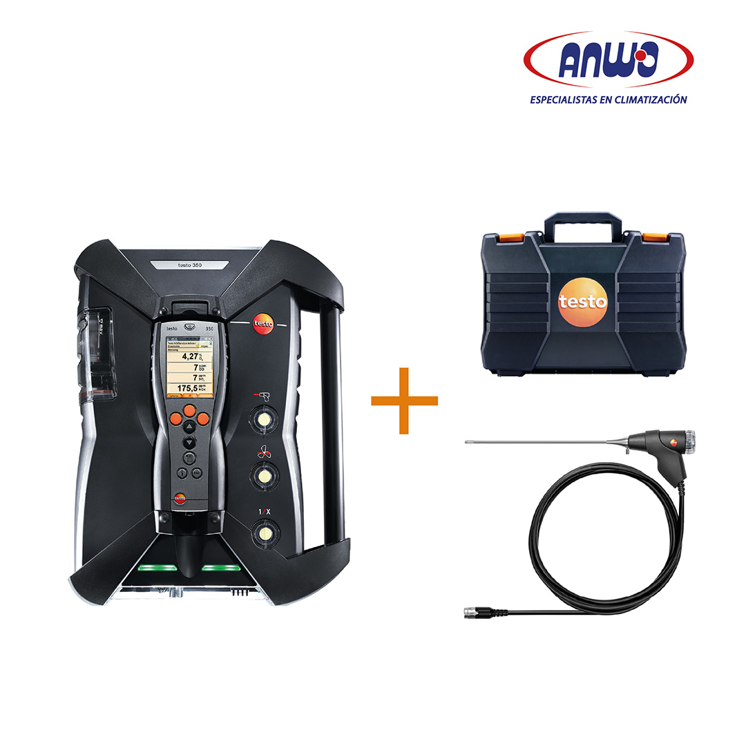 KIT ANALIZADOR DE COMBUSTION INDUSTRIAL TESTO 350
